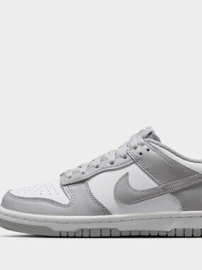 Nike Dunk Low; White Light Smoke Grey (GS)